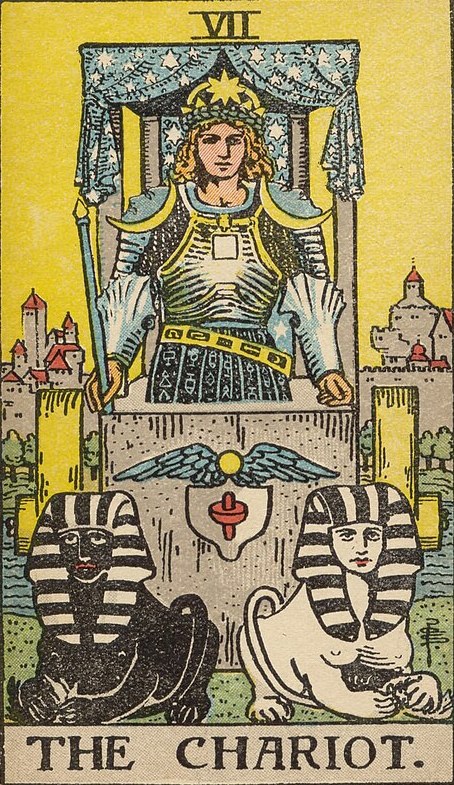 Lá The Chariot (Cỗ Xe) xuôi