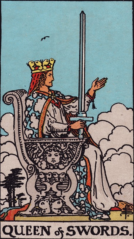 Lá Queen of Swords (Nữ Chủ Kiếm) trong bộ Rider–Waite–Smith 1909