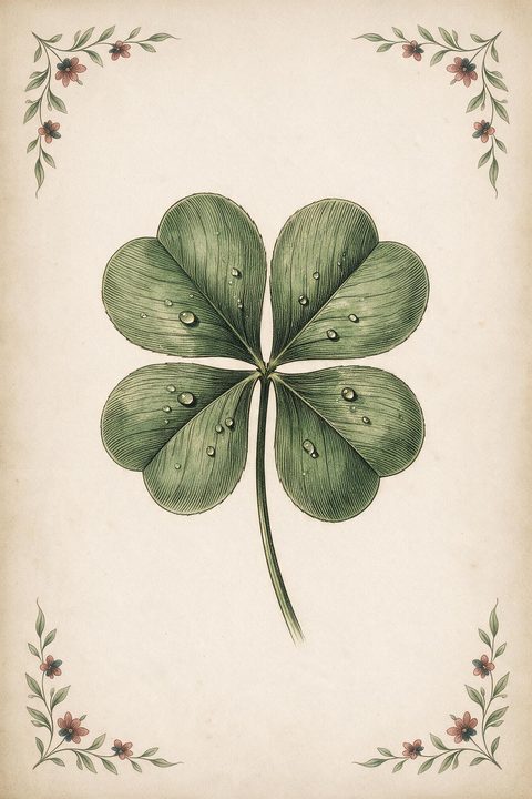 Lá Cỏ Ba Lá (Clover) trong bộ Lenormand