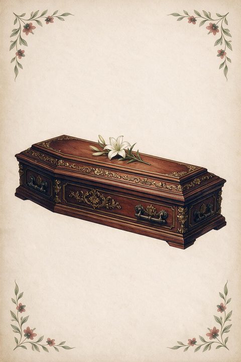 Lá Quan Tài (Coffin) trong bộ Lenormand