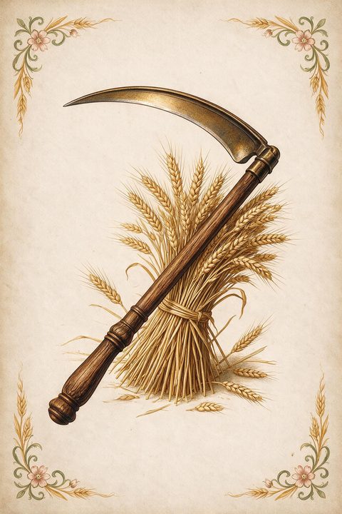 Lá Lưỡi Hái (Scythe) trong bộ Lenormand