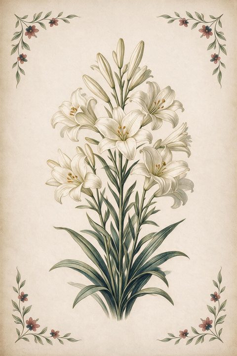 Lá Hoa Huệ (Lily) trong bộ Lenormand