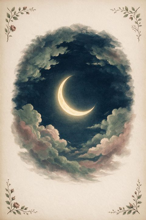 Lá Mặt Trăng (Moon) trong bộ Lenormand