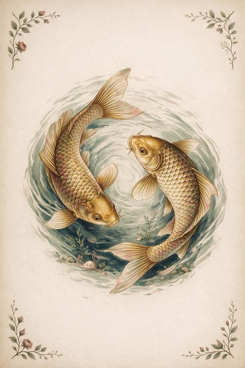 Lá Đàn Cá (Fish) trong bộ Lenormand