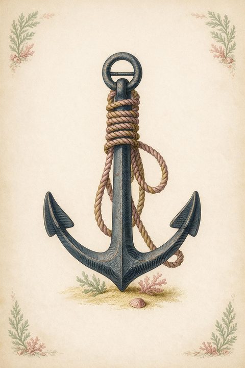 Lá Mỏ Neo (Anchor) trong bộ Lenormand